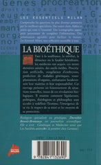 BENOIT-BROWAEYS, DOROTHEE. Bioéthique (La)