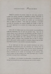 LAFORTUNE-ROBERT. Inventaire des minutes notariales de Thomas Bédard, 1808-1858