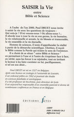 Druet Paul. Saisir La Vie Entre Bible Et Science Livre