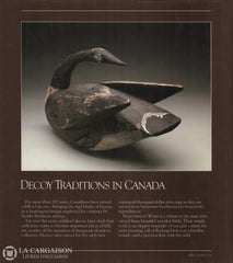 Fleming-Carpenter. Traditions In Wood:  A History Of Wildfowl Decoys Canada Livre