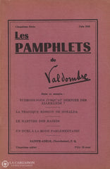 Grignon Claude-Henri (Valdombre). Pamphlets De Valdombre (Les) - Cinquième Série:  Juin 1943