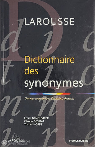 Larousse. Dictionnaire Des Synonymes D’occasion - Acceptable Livre