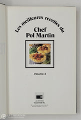 Martin Pol. Meilleures Recettes Du Chef Pol Martin (Les) - Volume 02 Livre