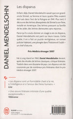 Mendelsohn Daniel. Disparus (Les) Livre