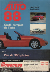 ALMANACH DE L'AUTO (L'). L'Almanach de l'auto 1988