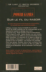 CLANCY, TOM. Power games. Tome 06. Sur le fil du rasoir.