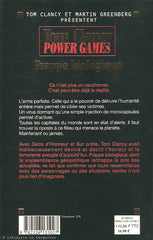 CLANCY, TOM. Power games. Tome 04. Frappe biologique.