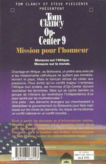 CLANCY, TOM. Op-Center - Tome 09 : Mission pour l'honneur