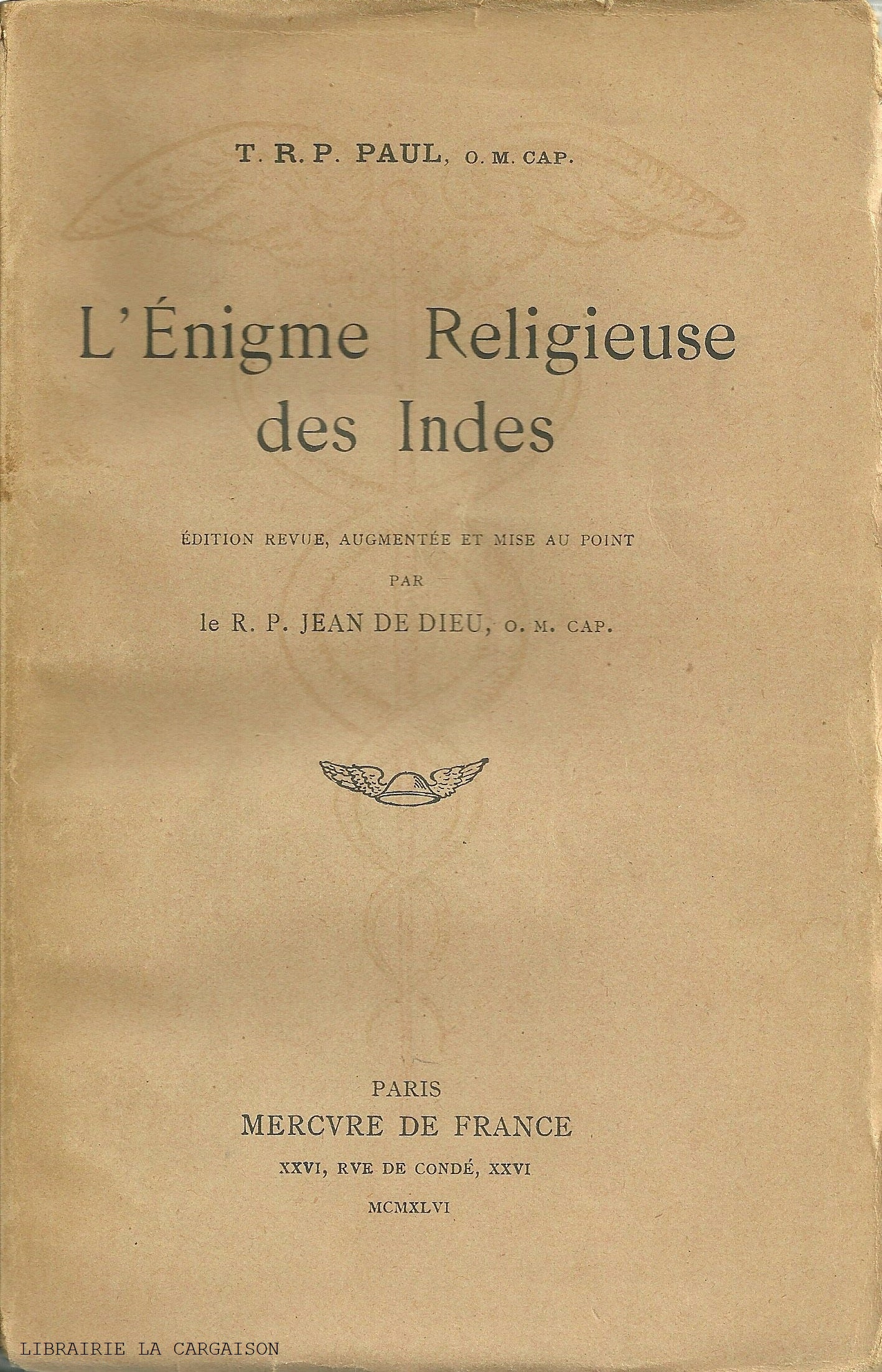 PERE PAUL. Énigme Religieuse des Indes (L')