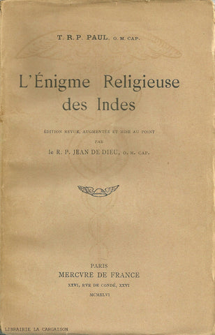 PERE PAUL. Énigme Religieuse des Indes (L')