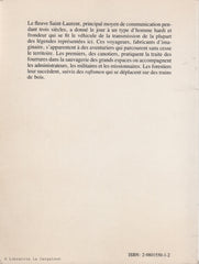 DUPONT, JEAN-CLAUDE. Légendes du Saint-Laurent. Tome 01 : De Montréal à Baie-Saint-Paul - Récits des voyageurs