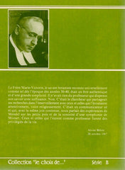 MARIE-VICTORIN, FRERE. Le choix d'Auray Blain dans l'oeuvre de Marie-Victorin