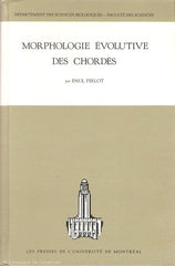 PIRLOT, PAUL. Morphologie évolutive des chordés