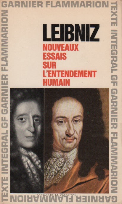 LEIBNIZ, GOTTFRIED WILHELM. Nouveaux essais sur l'entendement humain