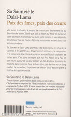 DALAI-LAMA. Paix des âmes, paix des cœurs