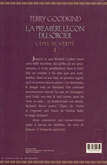 GOODKIND, TERRY. L'Épée de Vérité. Tome 01. La Première leçon du sorcier.