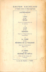 BACHELARD, GASTON. La Terre et les Rêveries de la Volonté