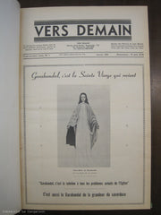 COLLECTIF. Journal Vers Demain - 1968 : Vingt-neuvième année, No 1 à 10 (Janvier à Décembre 1968)