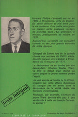 LOVECRAFT, H. P. Affaire Charles Dexter Ward (L')