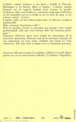 ALBERONI, FRANCESCO. L'amitié