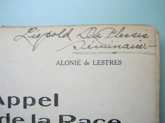 GROULX, LIONEL. Appel de la Race (L')