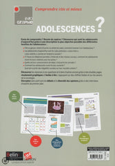 Beck-Maillochon-Obradovic. Adolescences:  Comprendre Vite Et Mieux Livre