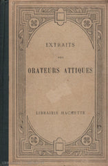 Bodin Louis. Extraits Des Orateurs Attiques Doccasion - Acceptable Livre