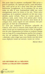 Butor Michel. Les Mots Dans La Peinture Livre