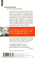 MANKELL, HENNING. Cerveau de Kennedy (Le)