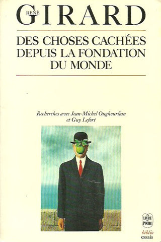 GIRARD, RENE. Des choses cachées depuis fondation monde