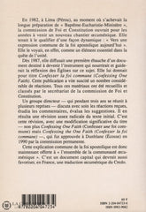 Collectif. Confesser La Foi Commune:  Explication Cuménique De Apostolique Telle Quelle Est