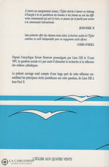 Collectif. Église Et La Question Sociale (L):  De Leon Xiii A Jean-Paul Ii Livre