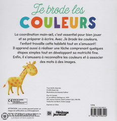 Collectif. Je Brode Les Couleurs Livre