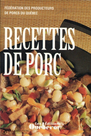 Collectif. Recettes De Porc Livre