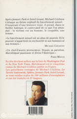 Crichton Michael. Harcèlement Livre