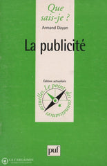 Dayan Armand. Publicité (La) Livre