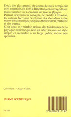 EINSTEIN-INFELD. L'évolution des idées en physique. Des premiers concepts aux théories de la relativité et des quanta.