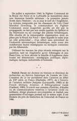 Facon Patrick. Bataille Dangleterre (1940) (La):  La Bataille Aérienne Décisive De Lhistoire Livre