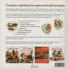 Fontaine Rachel. Cuisine Rapide Pour Gourmands Pressés Livre