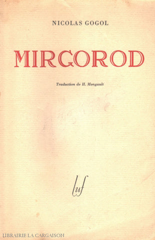 Gogol Nicolas. Mirgorod Livre