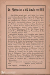 Groulx Lionel. Amitié Française Damérique (L):  Conférence Prononcée À Lowell E.-U. Le 17 Septembre