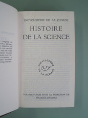 DAUMAS, MAURICE. Histoire de la science (Encyclopédie de la Pléiade n° 5)