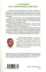 BASSONG, MBOG. La méthode de la philosophie africaine. De l'expression de la pensée complexe en Afrique noire.