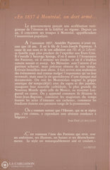 Papineau Amedee. Journal Dun Fils De La Liberté Réfugié Aux États-Unis Par Suite Linsurrection