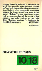 NIETZSCHE, FRIEDRICH. Par-delà le bien et le mal