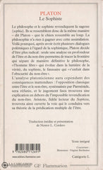 Platon. Sophiste (Le) Livre