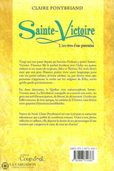 Pontbriand Claire. Sainte-Victoire - Tome 02:  Les Rêves Dune Génération Livre