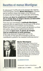 MONTIGNAC, MICHEL. Recettes et menus Montignac ou la gastronomie nutritionelle