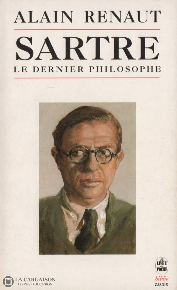 Sartre Jean-Paul. Sartre Le Dernier Philosophe Livre