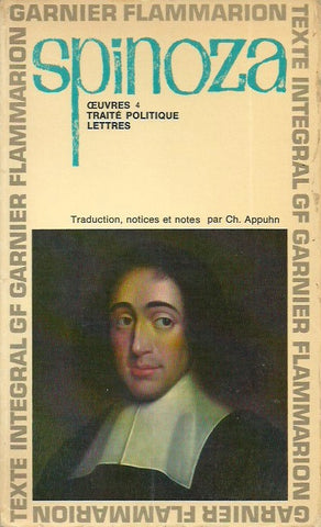 SPINOZA. Oeuvres. Tome 4. Traité politique. Lettres.